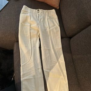BORAN large size white wide leg pants, worn once